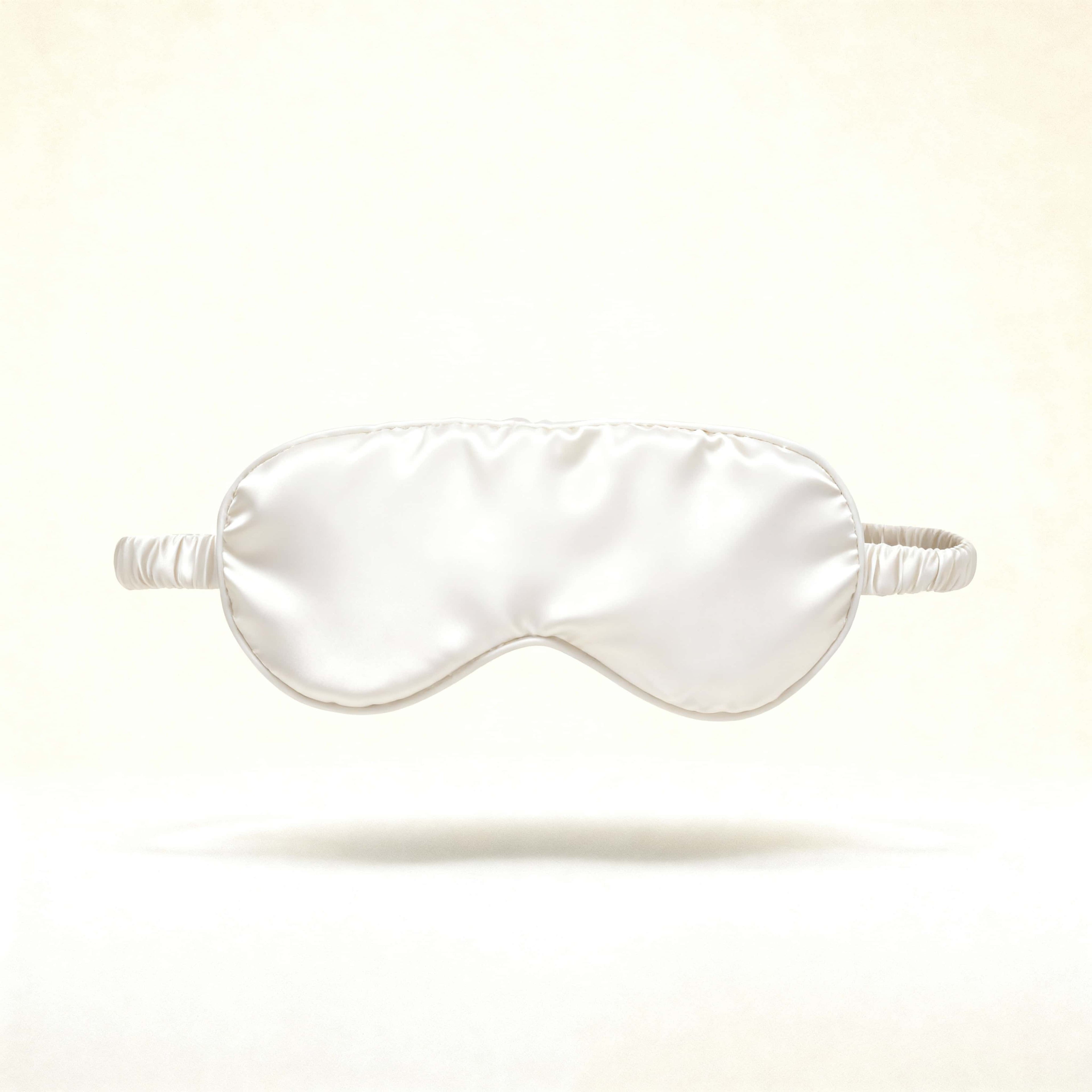 White - 100% Mulberry Silk Sleep Mask