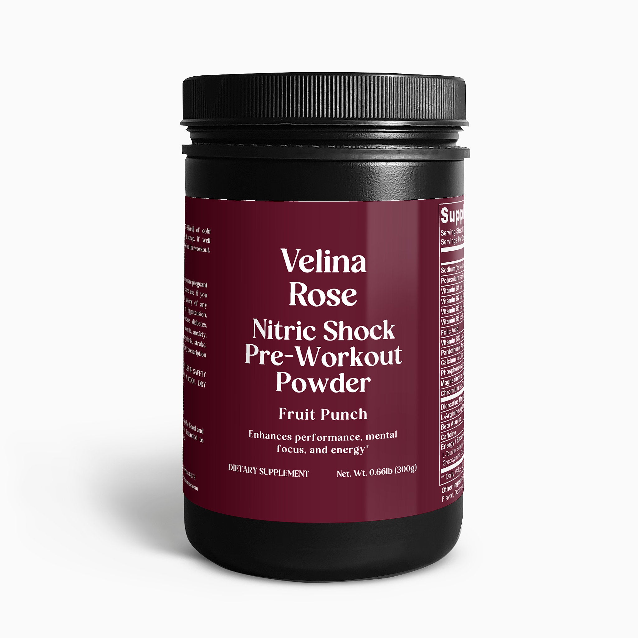 Nitric Shock Pre-Workout Powder (Fruit Punch)