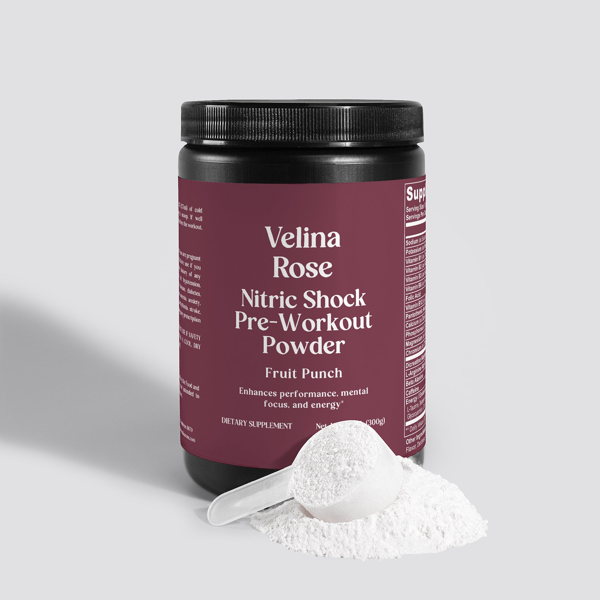 Nitric Shock Pre-Workout Powder (Fruit Punch)