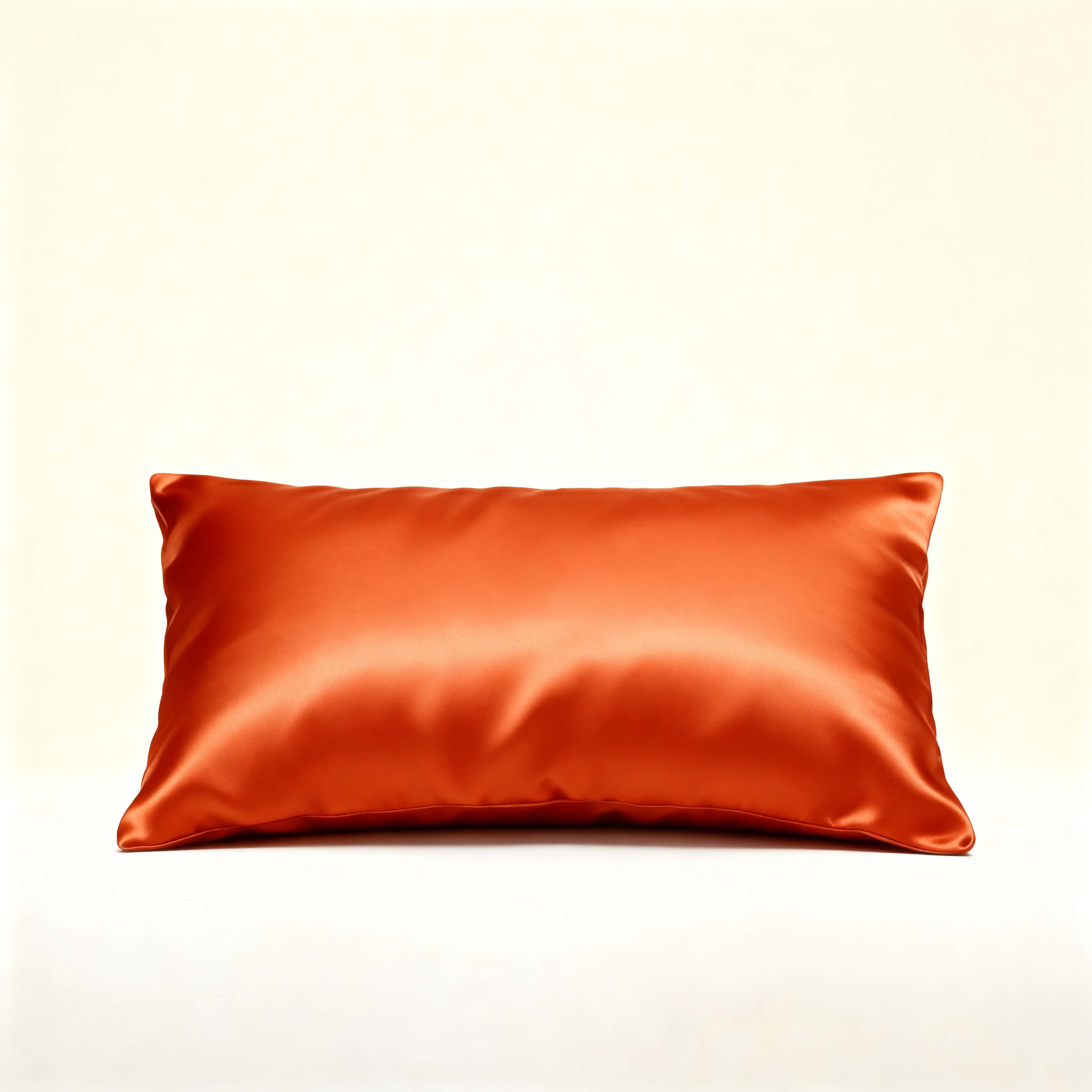 Orange - 100% Mulberry Silk Pillowcase