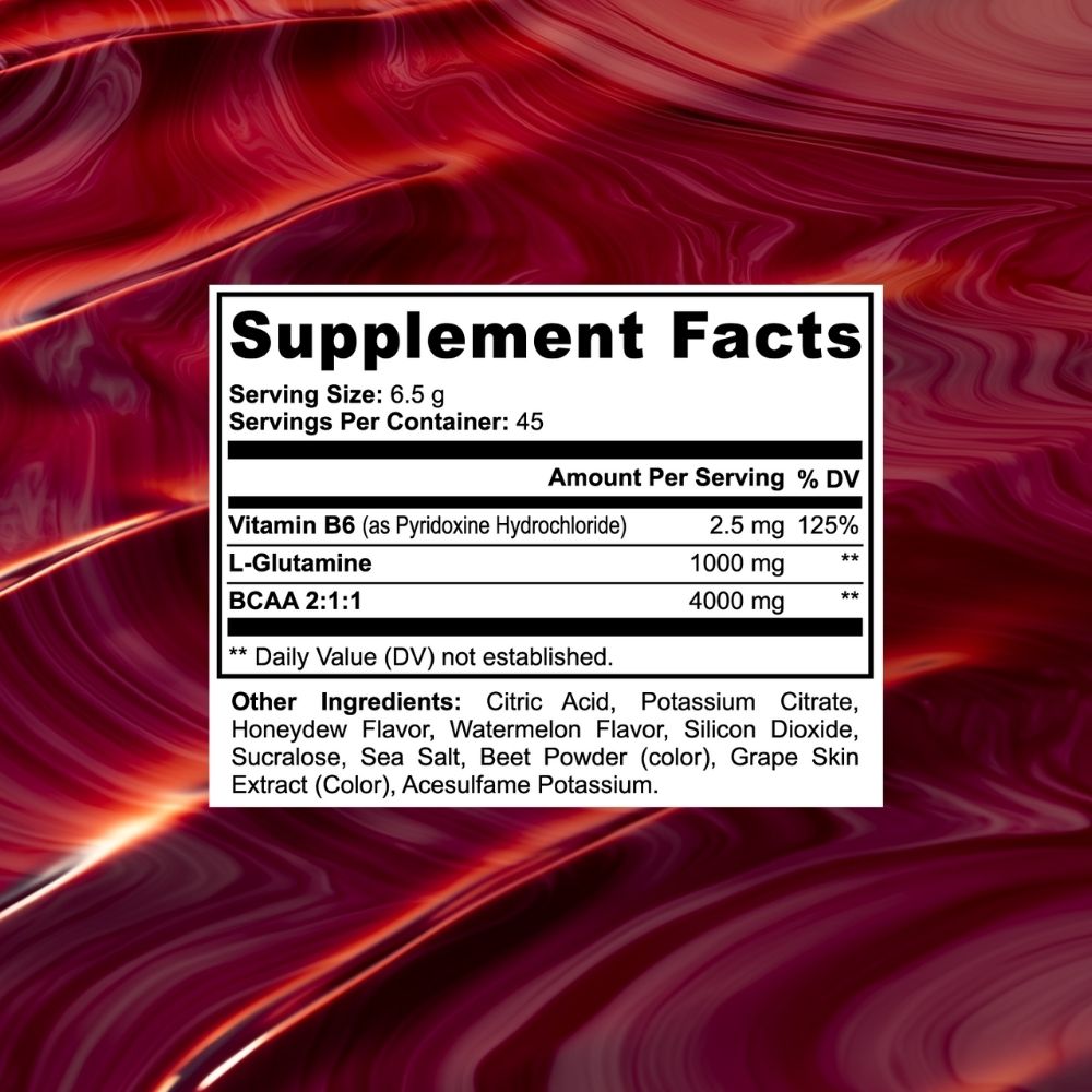 BCAA Post Workout Powder (Honeydew/Watermelon)