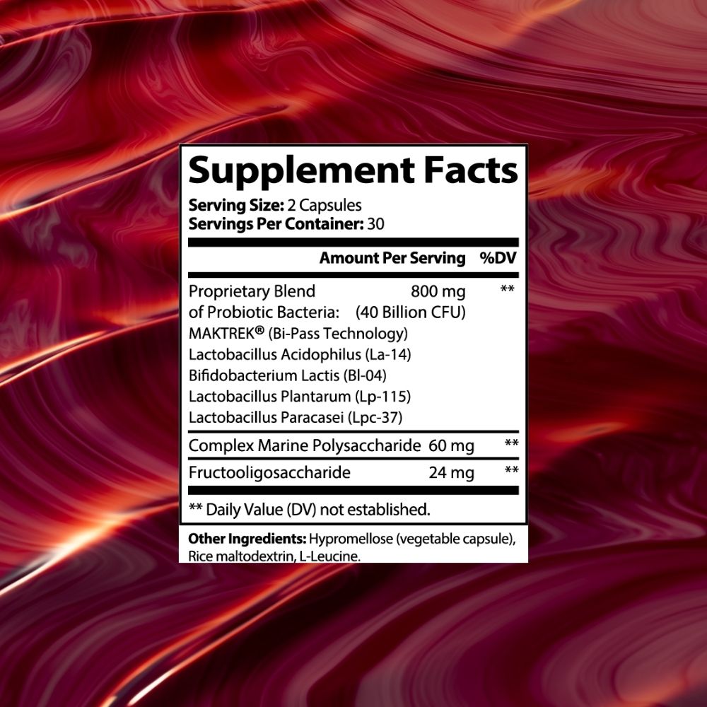 Probiotic 40 Billion with Prebiotics