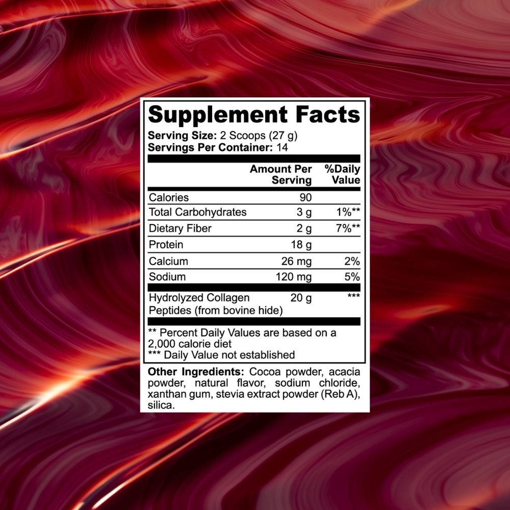 Grass-Fed Collagen Peptides Powder (Chocolate)