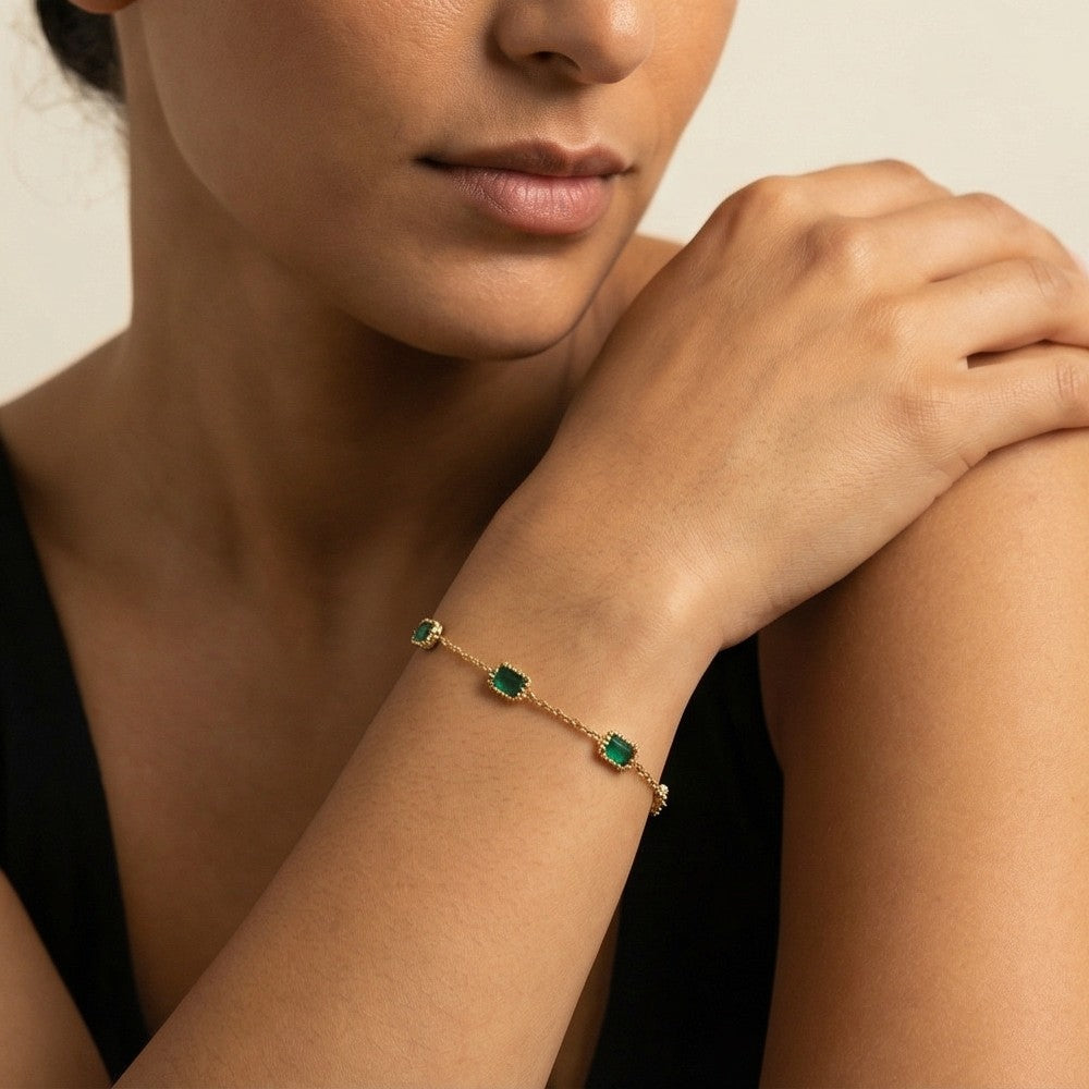 Valea Emerald Bracelet