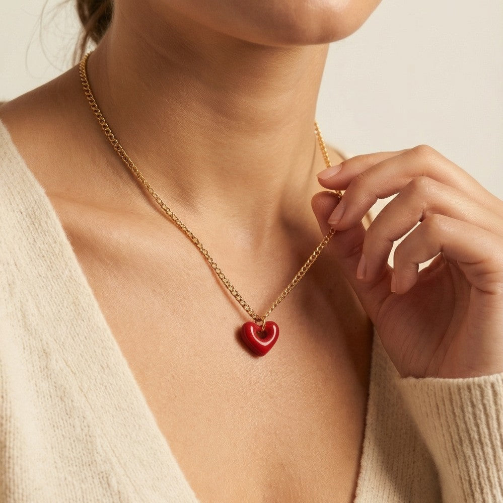 Rosalie Heart Necklace