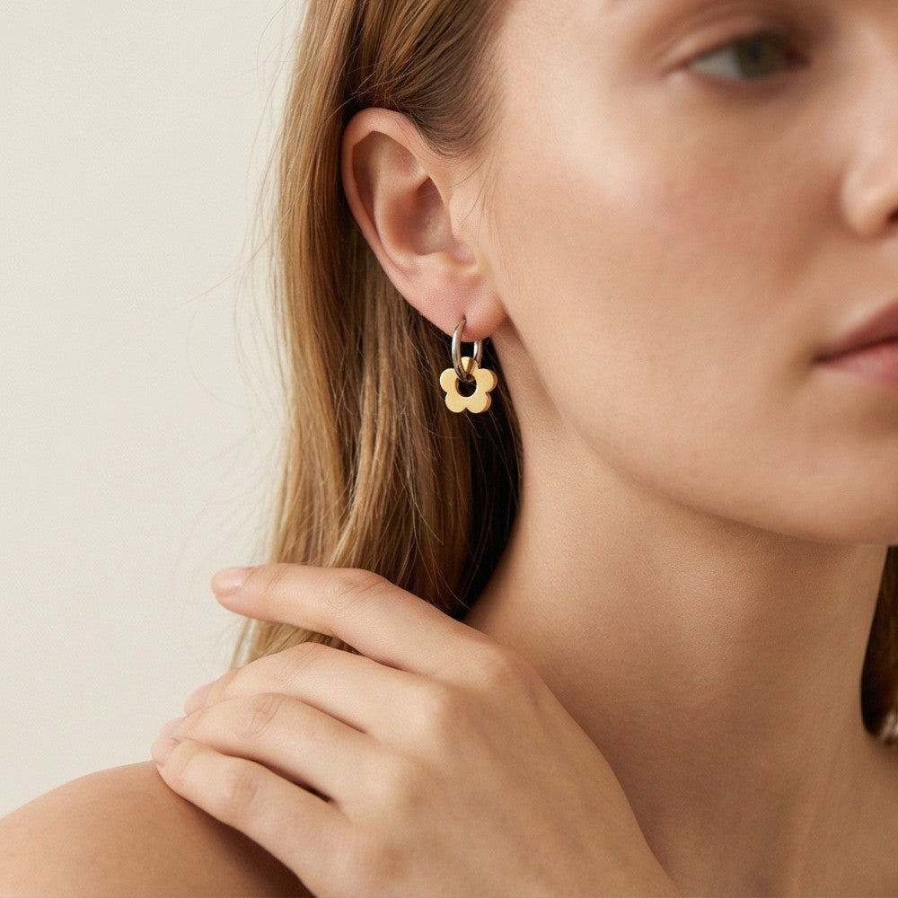 Silver Fiorella Earrings