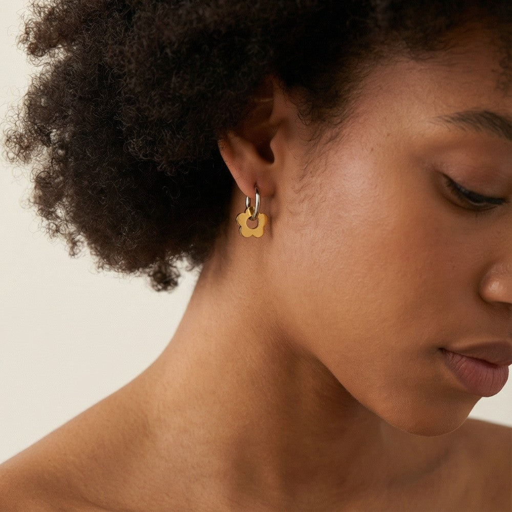 Silver Fiorella Earrings