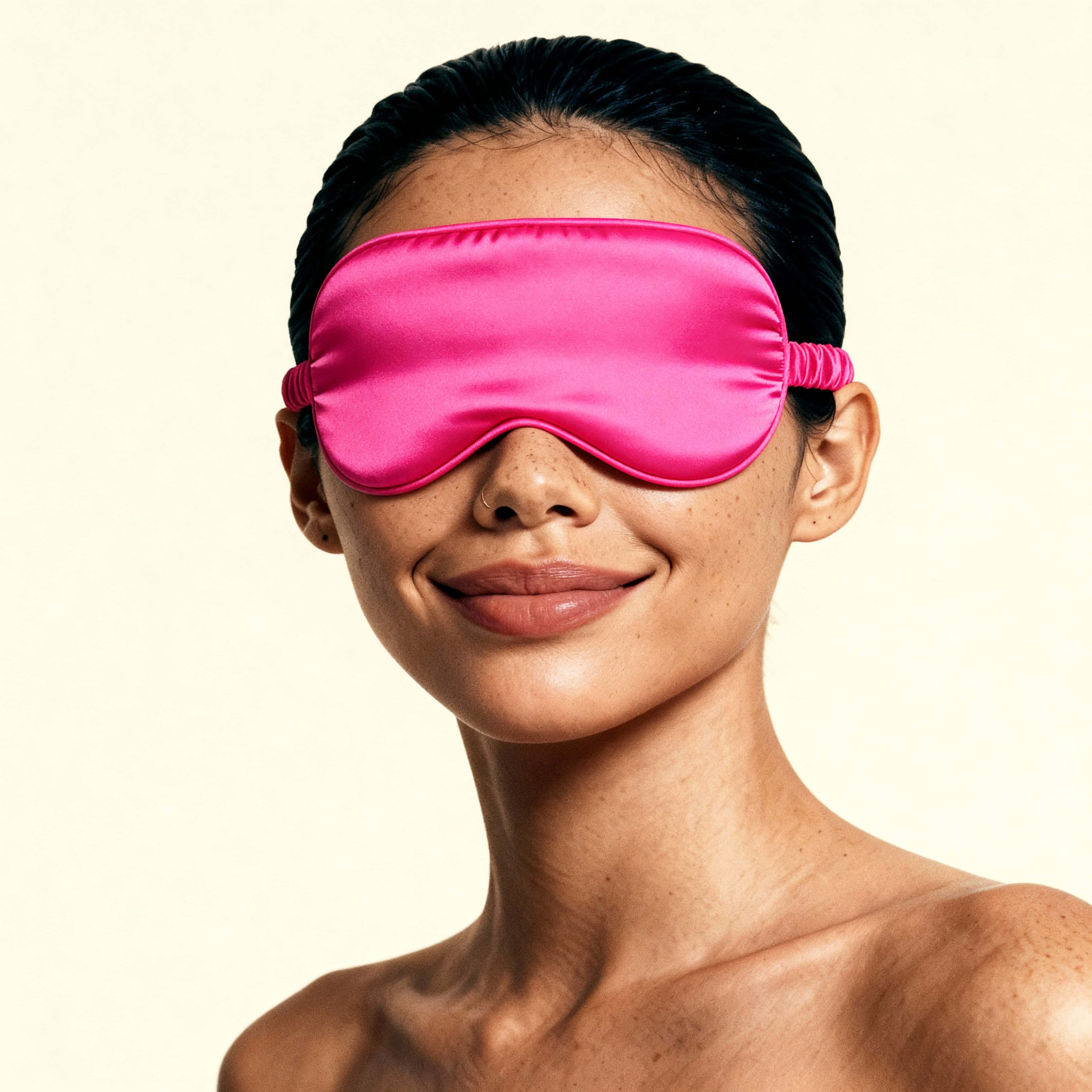 Pink - 100% Mulberry Silk Sleep Mask