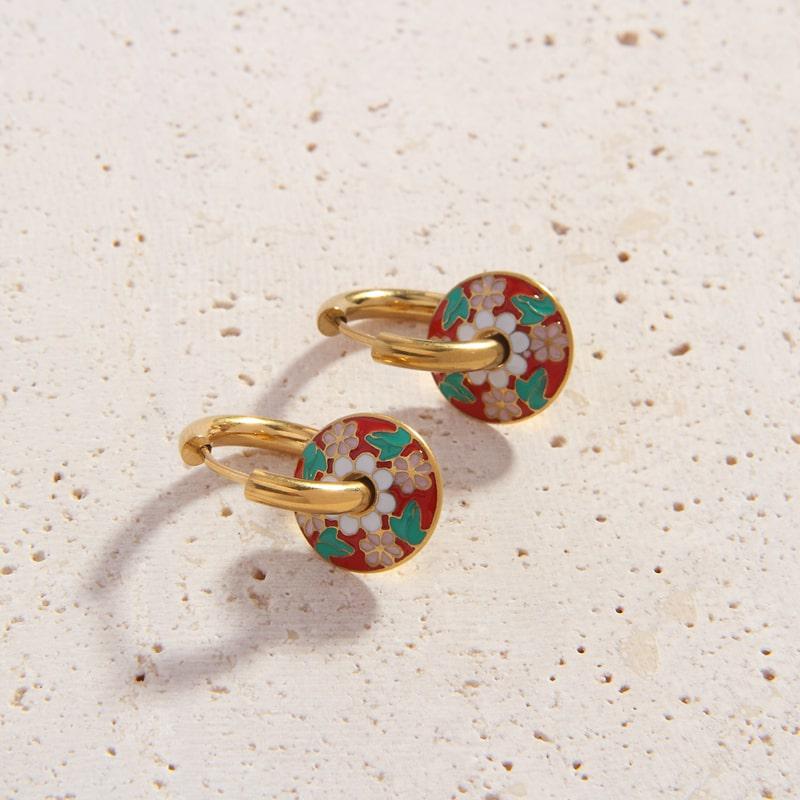 Azzurra Earrings - Cali Tiger